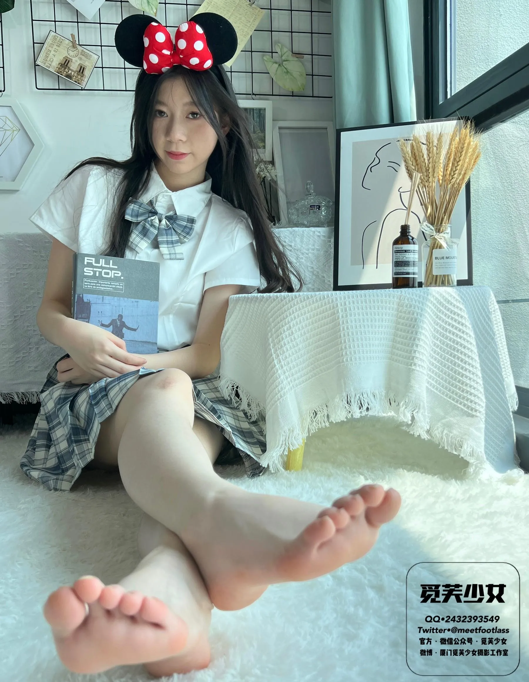[觅芙少女]NO.003 风中摇曳的JK制服与18岁的青春一起绽放 [151P]插图6